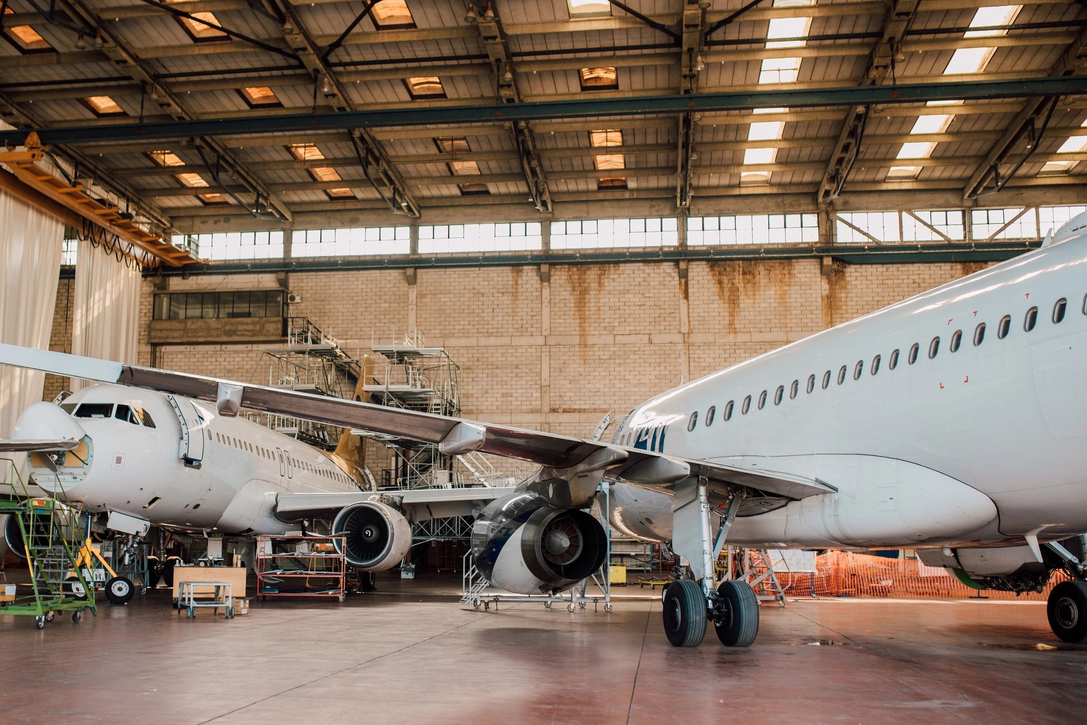 airplane parts warehouse